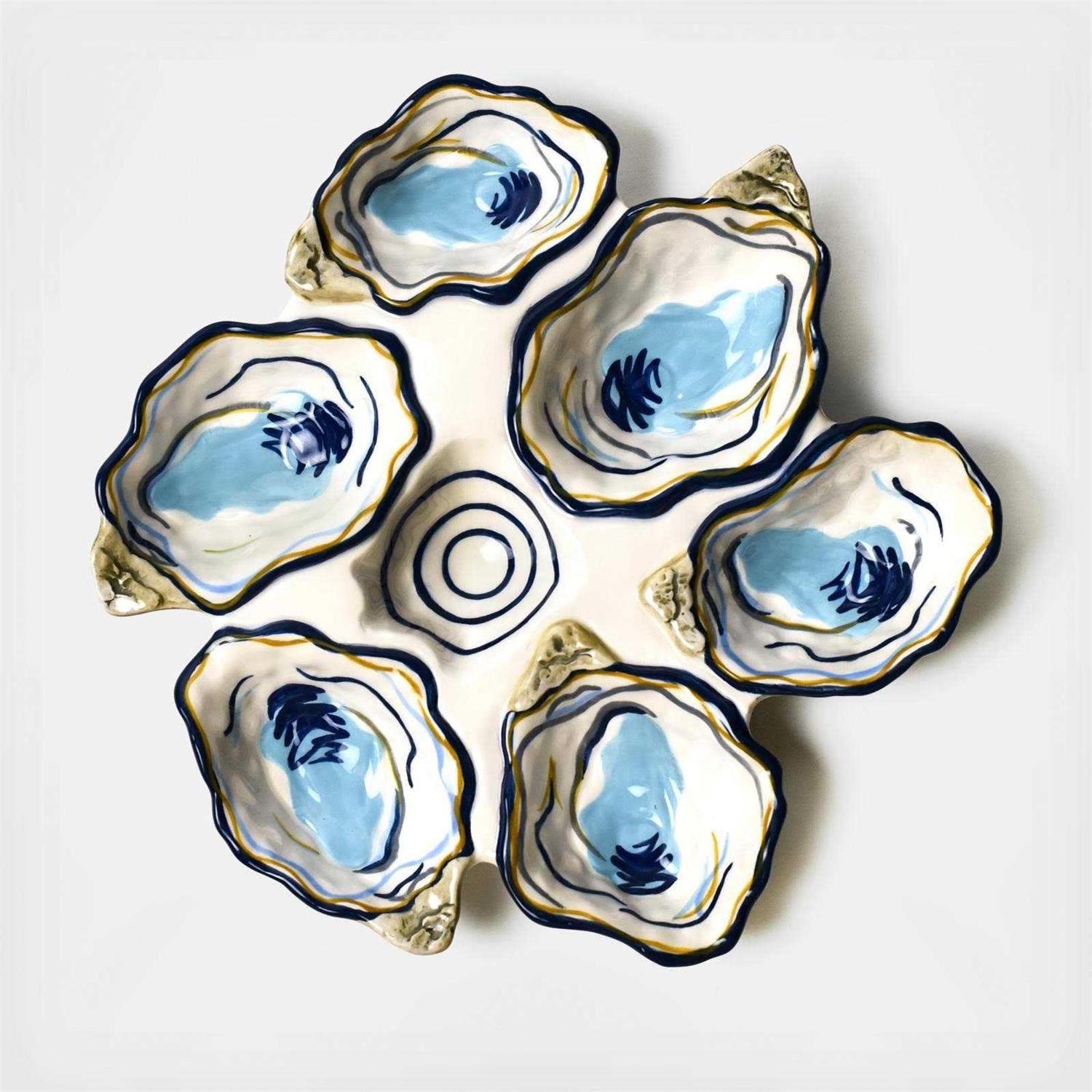 Coton Colors Oyster Half Dozen Platter