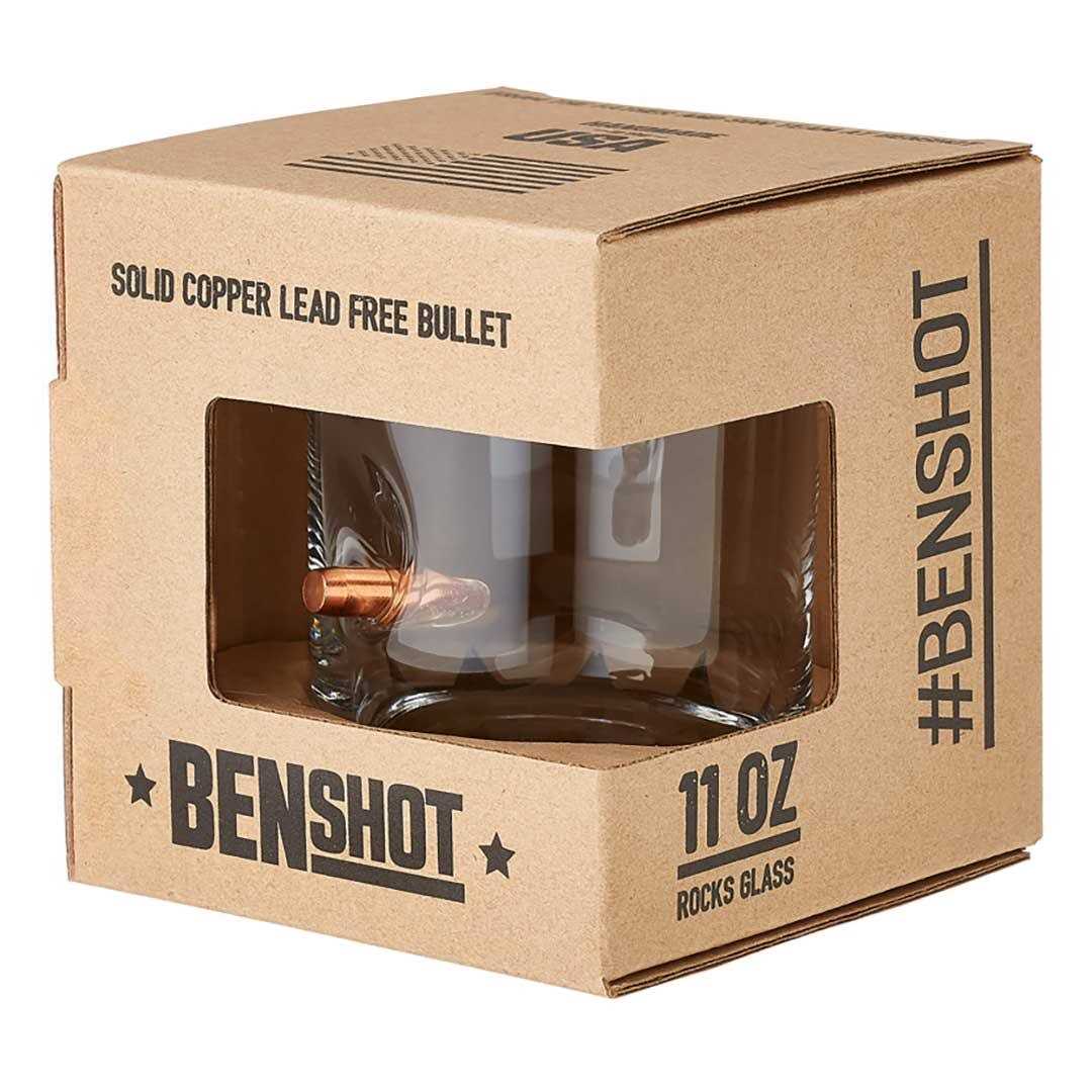 BenShot 11-oz. ‘Merica Rocks Glass w/ Bullet
