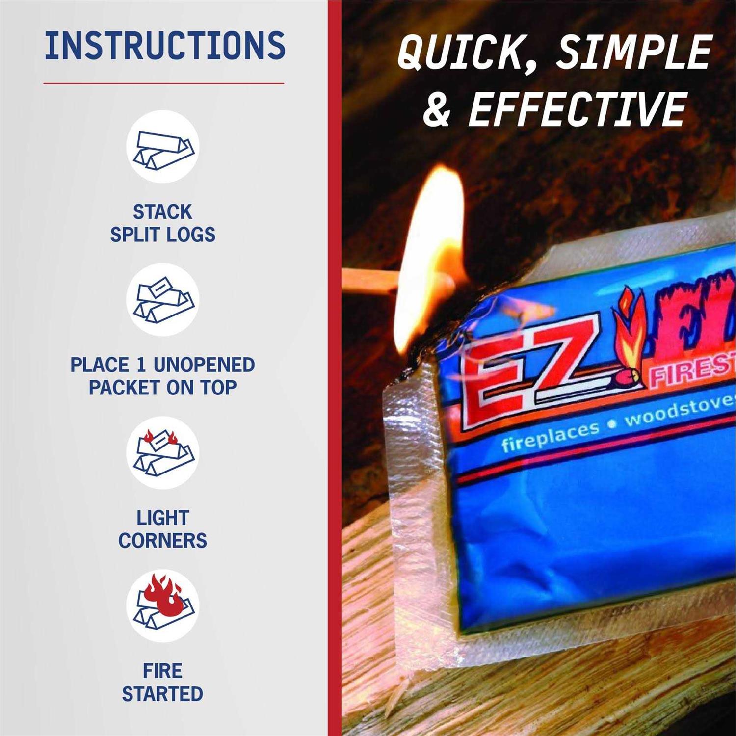 EZ Fire Firestarter – Carton of 100