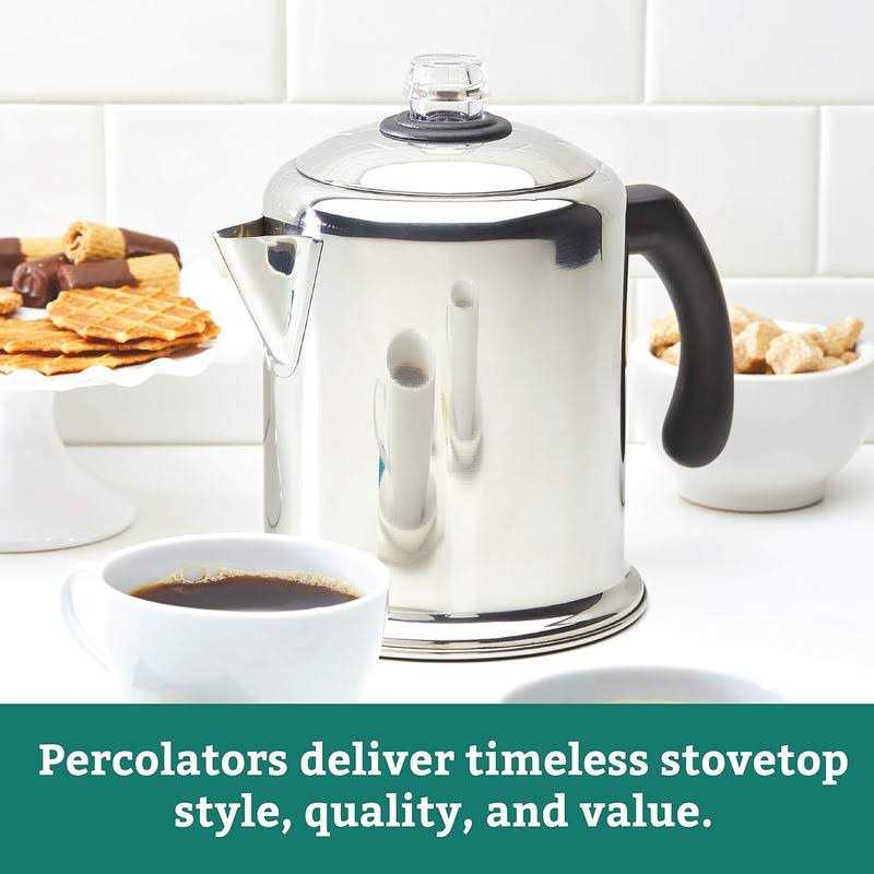 Farberware Classic Yosemite Stainless Steel Coffee Percolator