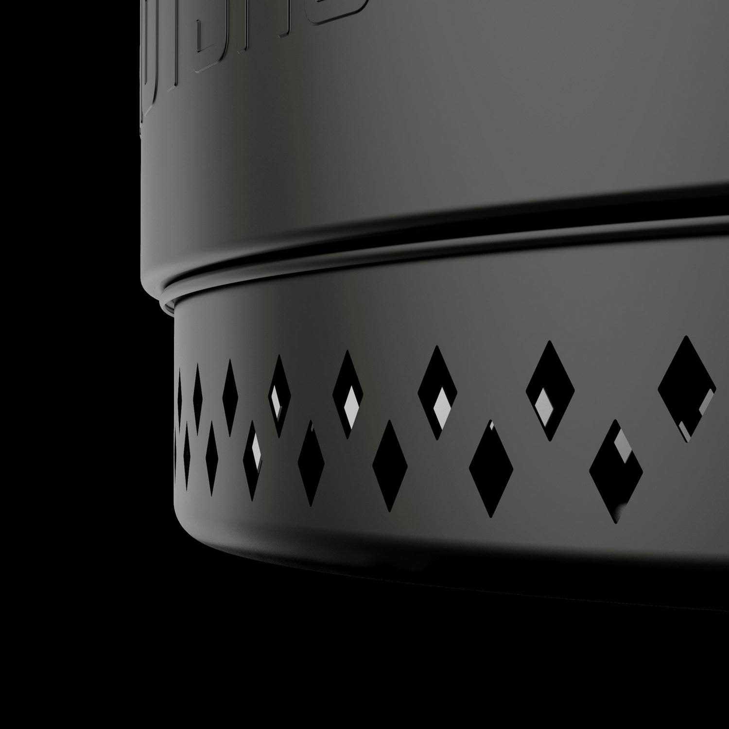 Hotshot 19.5in Portable Smokeless Wood Burning Fire Pit with Carry Bag