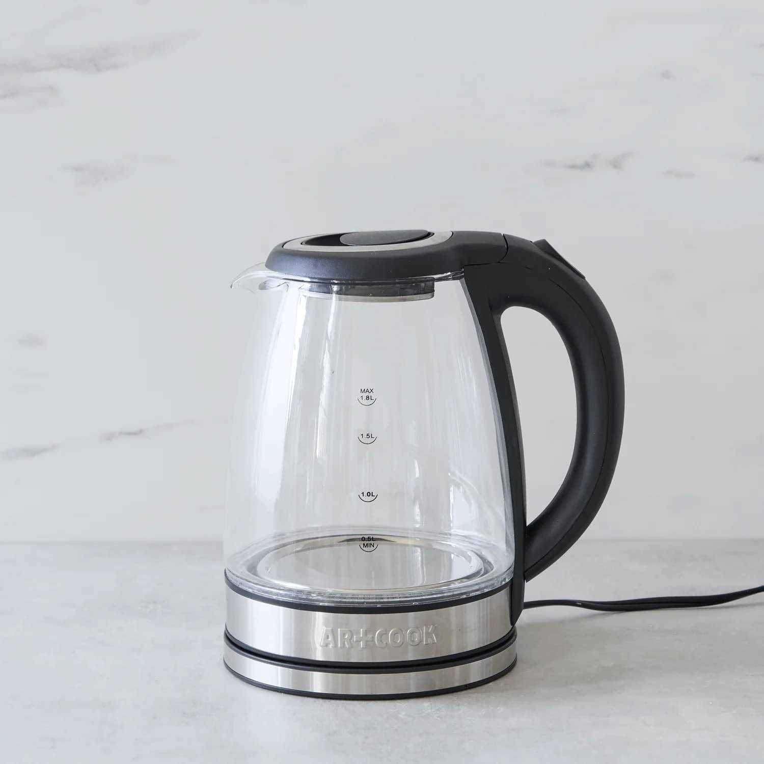 Art & Cook 1.8l Illuminated 1000 Watt Electric Glass Kettle