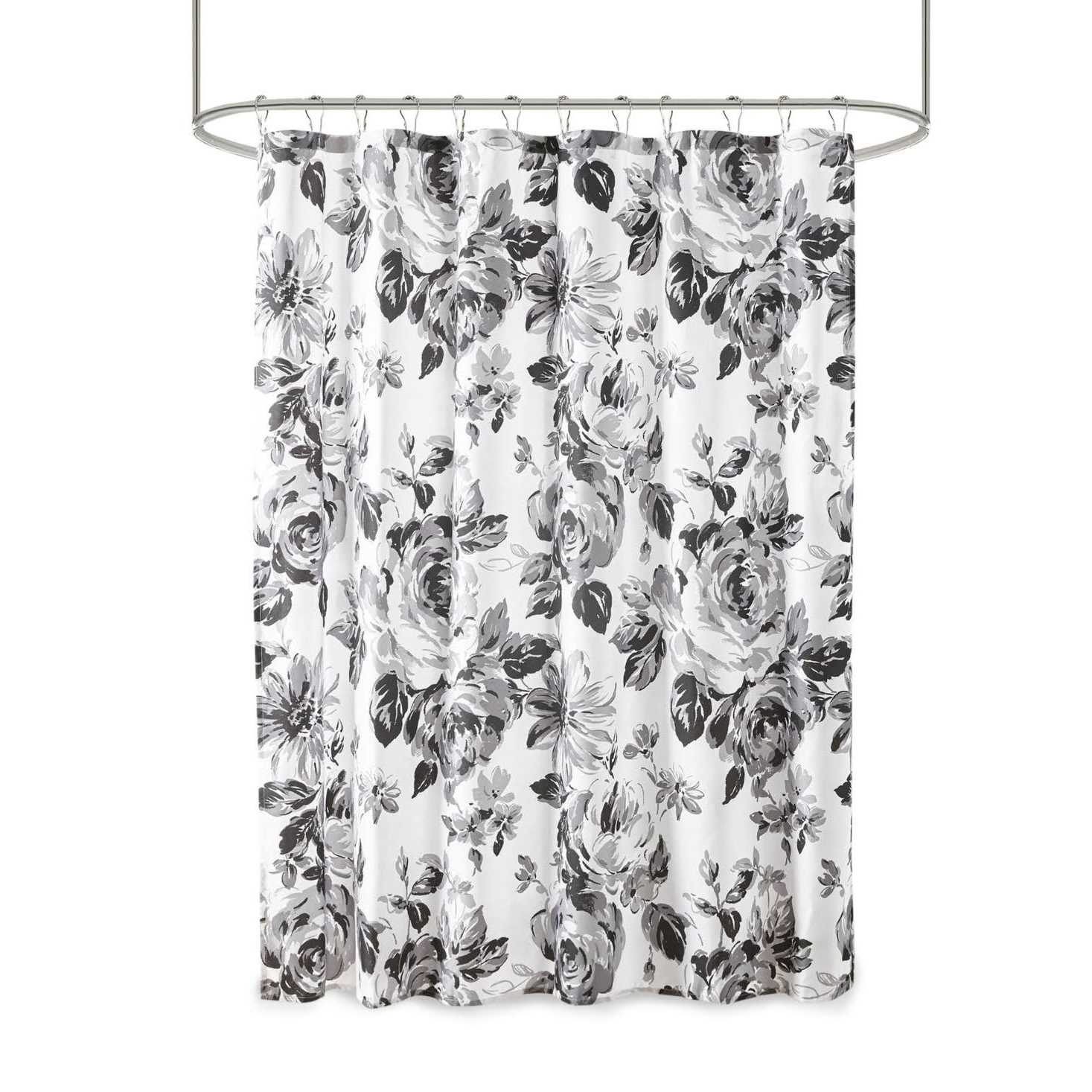 Intelligent Design Dorsey Floral Printed Shower Curtain