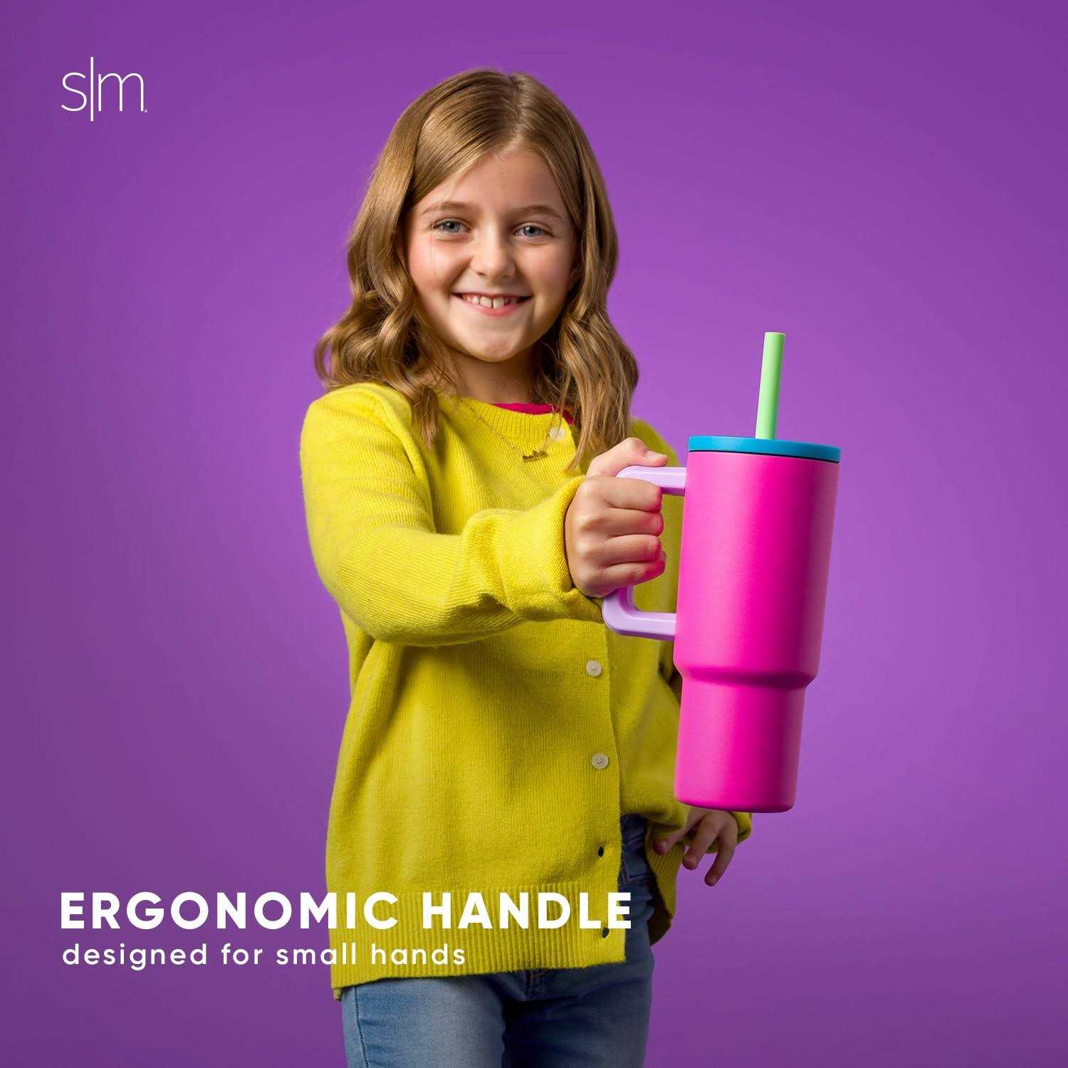 Simple Modern 24 oz Kids Tumbler with Handle and Spill Proof Lid