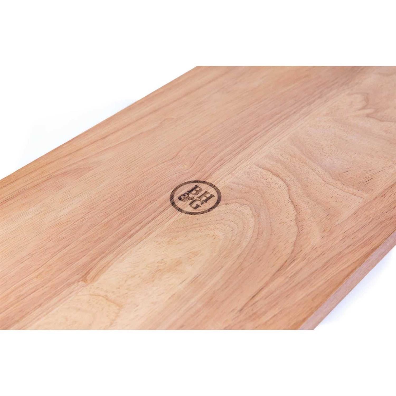Better Homes & Gardens Rubber Wood Serve Footed Board