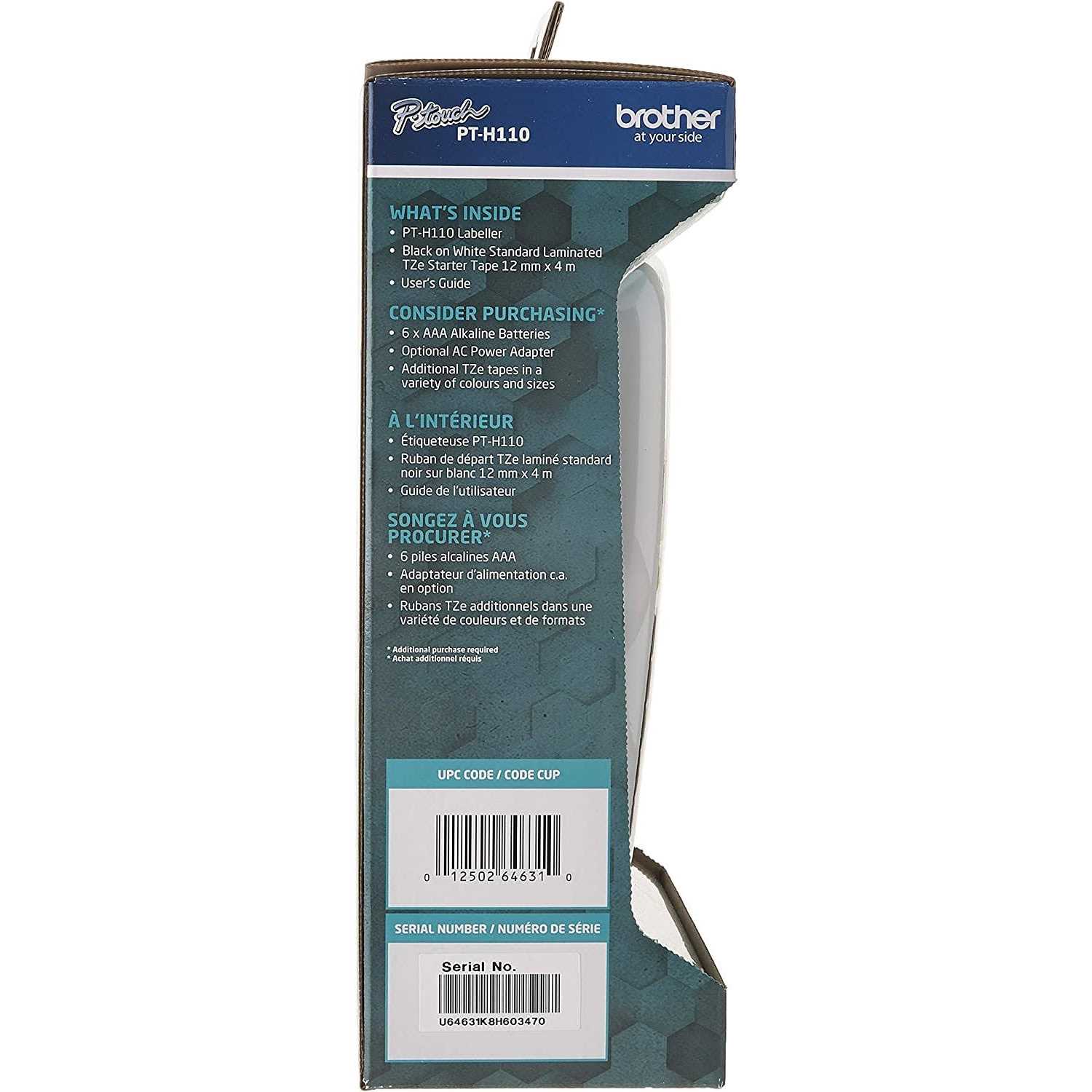 Brother P-Touch Easy Portable Label Maker PTH110