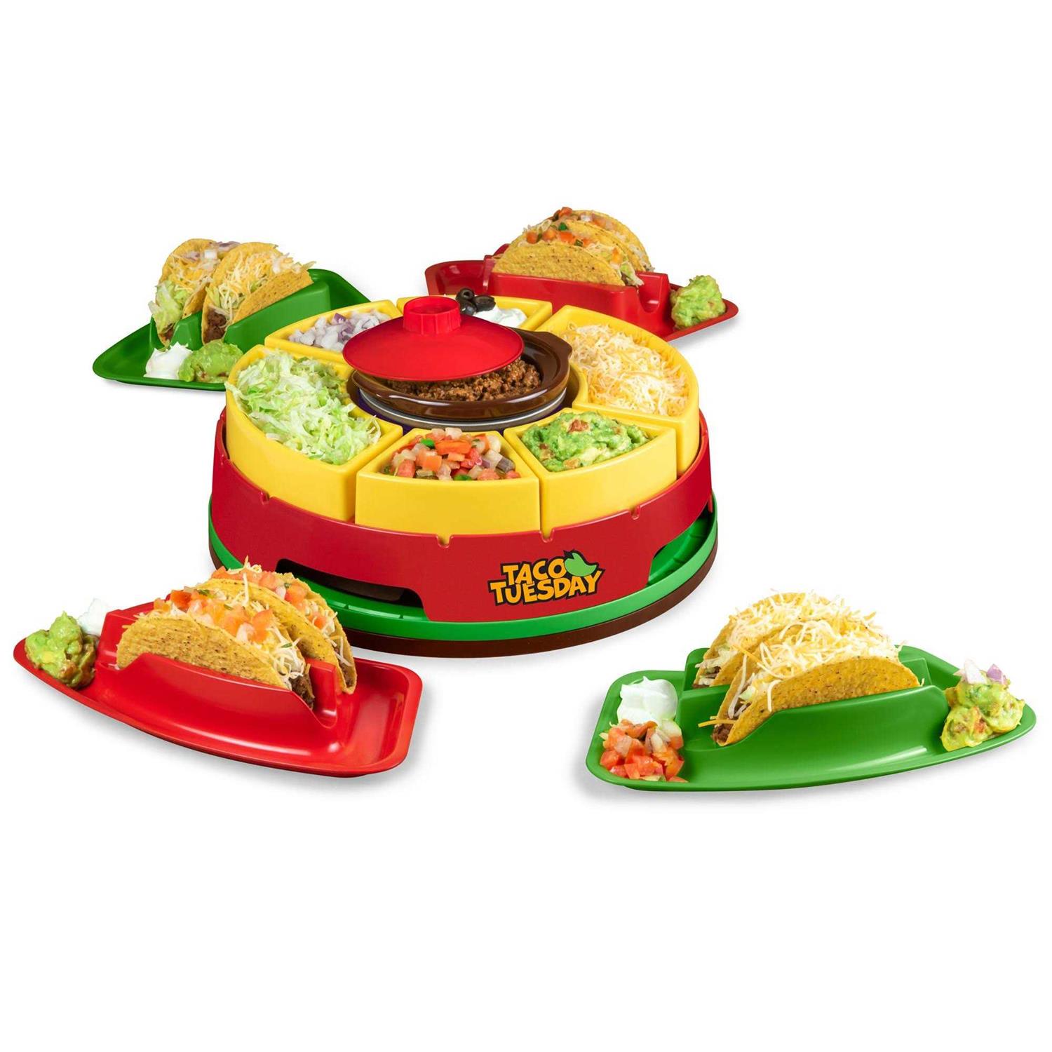 Taco Tuesday Lazy Susan Taco Bar