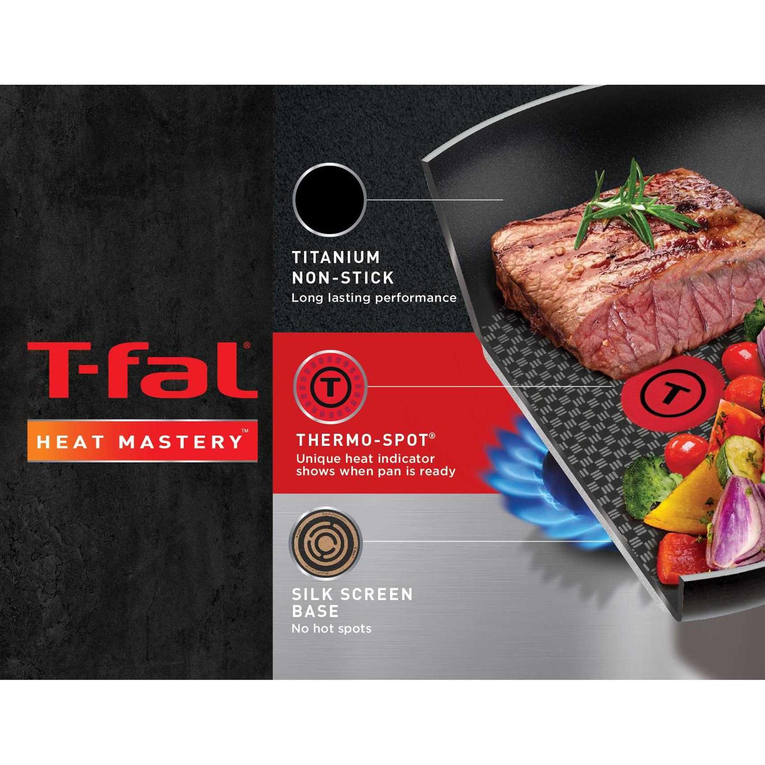 T-fal Saute Pan Set 2 Piece