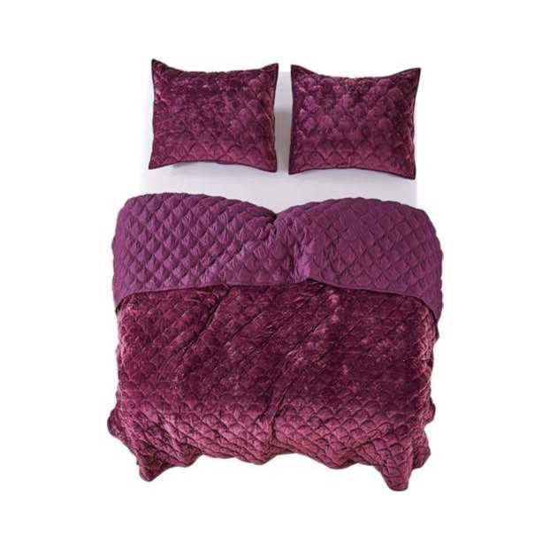 Levtex Ellora Velvet Plum Sham