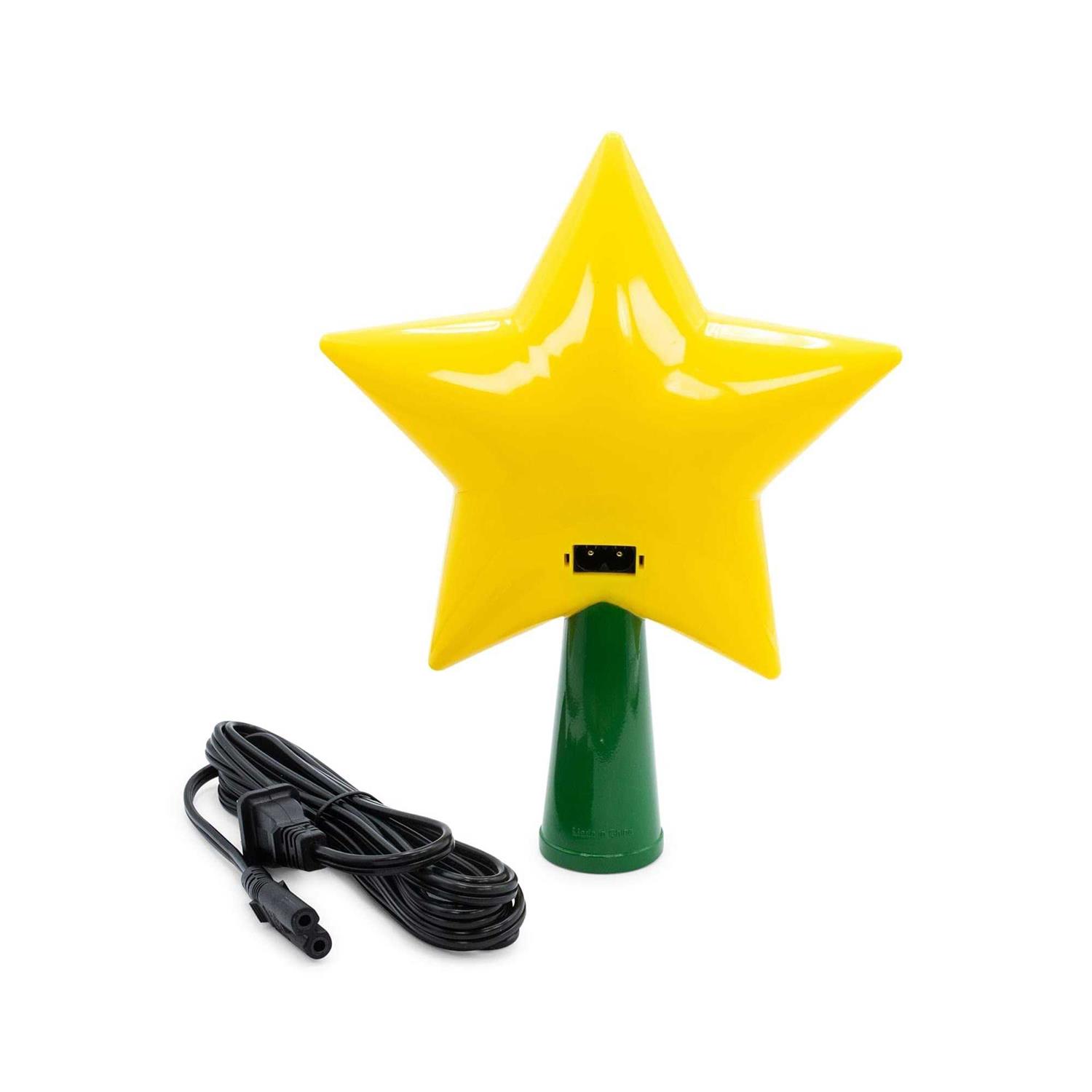 Tree Topper Mario Super Star Gen 2 Plug in Light Up Christmas