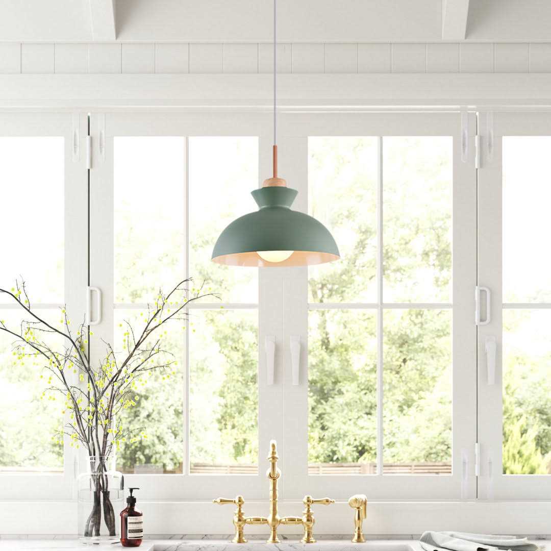 Zipcode Design™ Brashear 1 Light Single Dome Pendant Shade