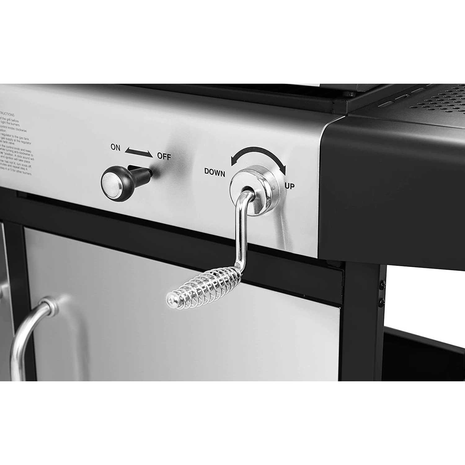 Royal Gourmet 3-Burner Propane Gas and Charcoal Combo Grill in Black with Grill Cover