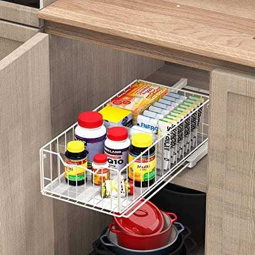 Simple Houseware SimpleHouseware Pull Out Cabinet Sliding Basket