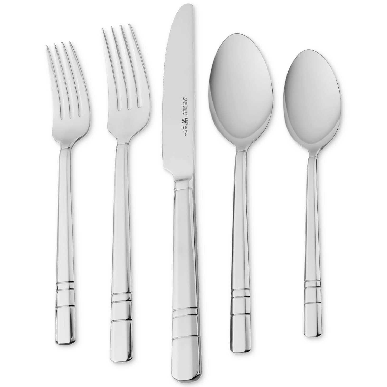 Henckels Madison Square Stainless Steel Flatware Set