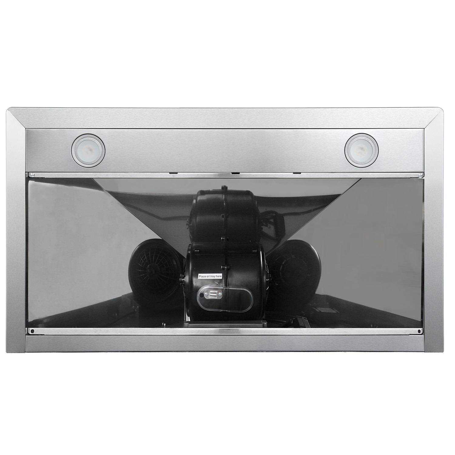 Cosmo 36-Inch 380 CFM Ductless Wall Mount Range Hood in Stainless Steel COS-63190S-DL