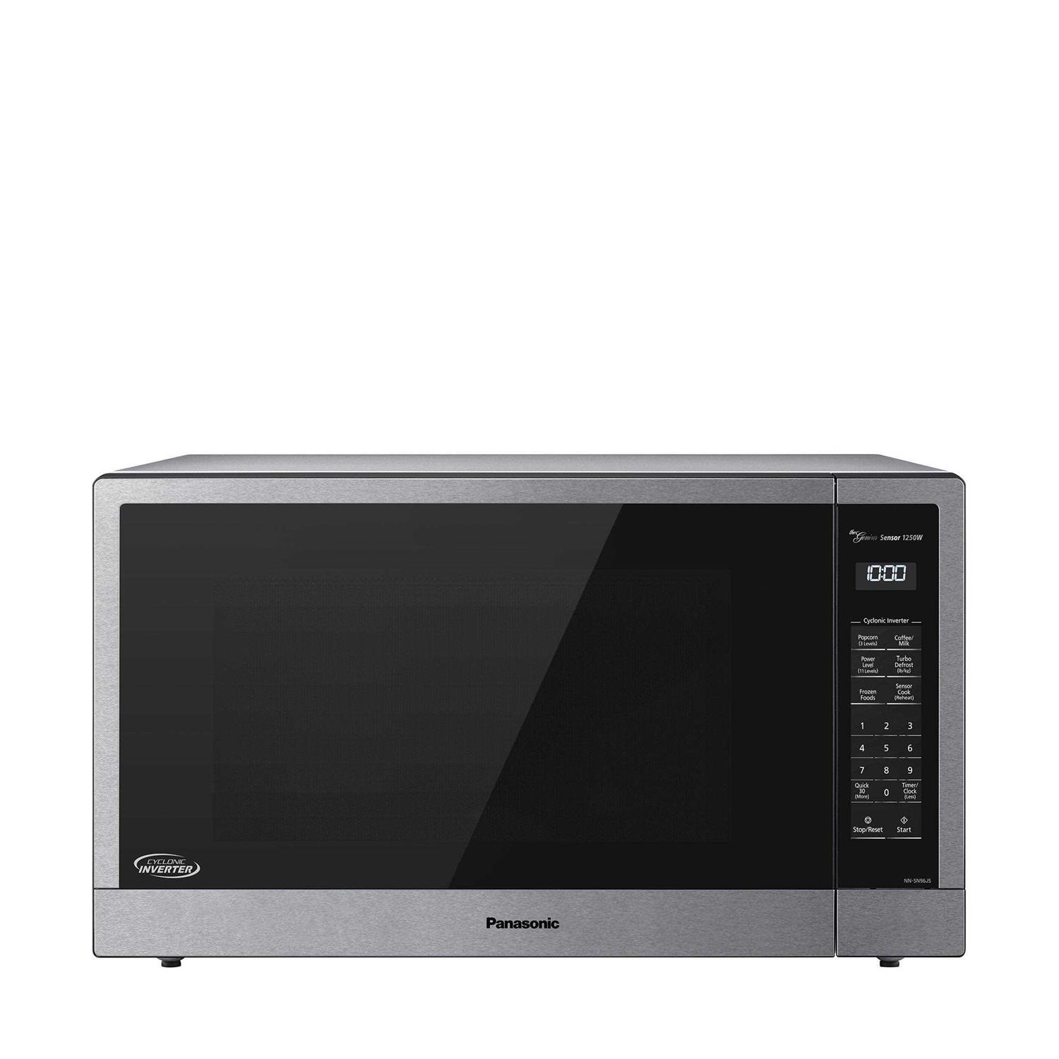 Panasonic 2.2 cu. ft. Countertop Microwave in Stainless Steel Built-in with Cyclonic Wave Inverter Technology and Sensor Cook