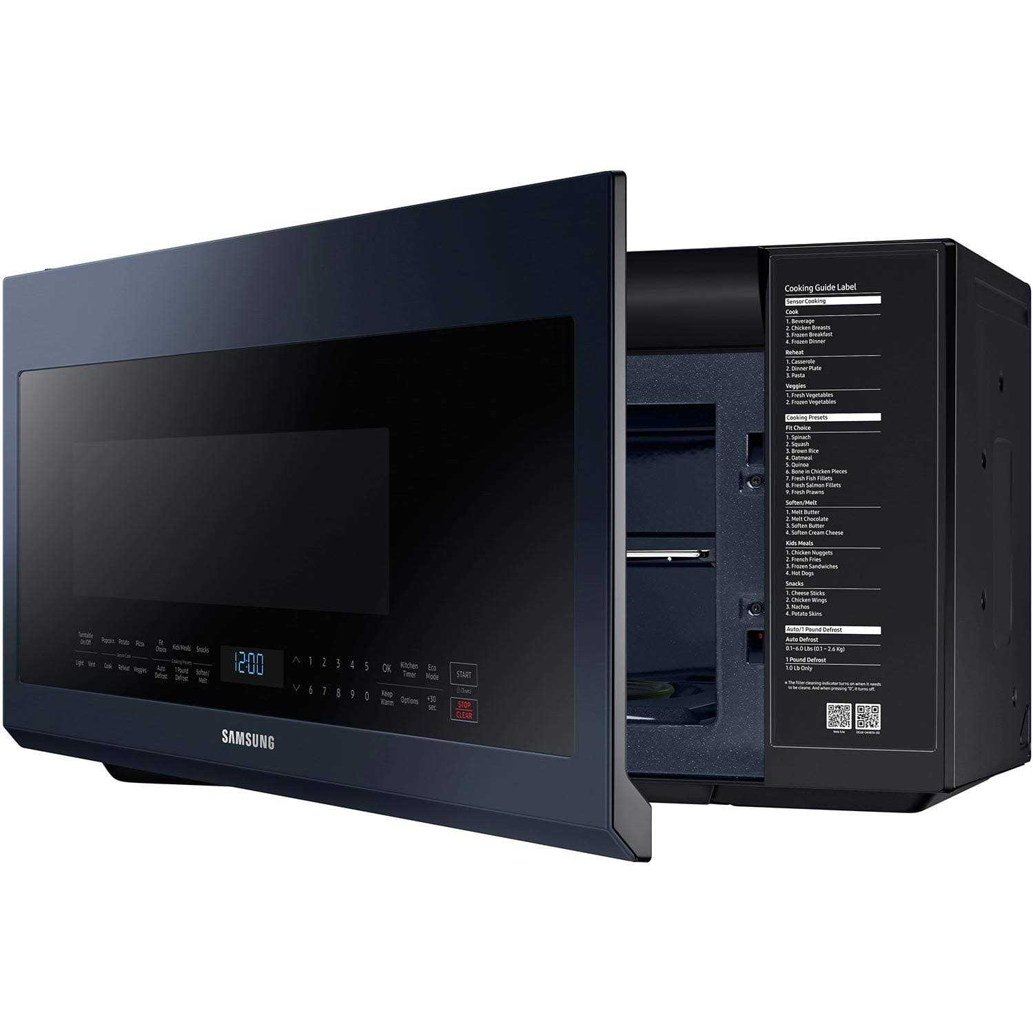 Samsung Bespoke Over-the-Range Microwave 2.1 cu. ft. with Sensor Cooking ME21A706BQN