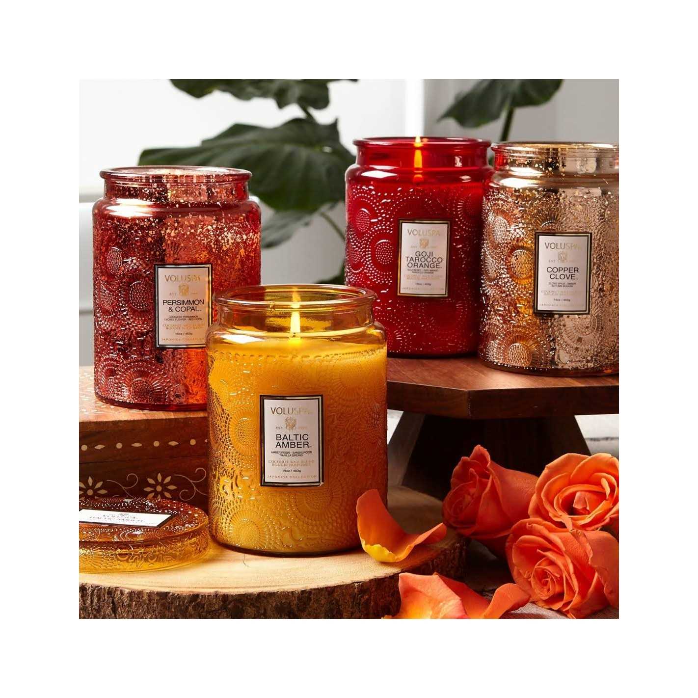 Voluspa Large Glass Jar Candle