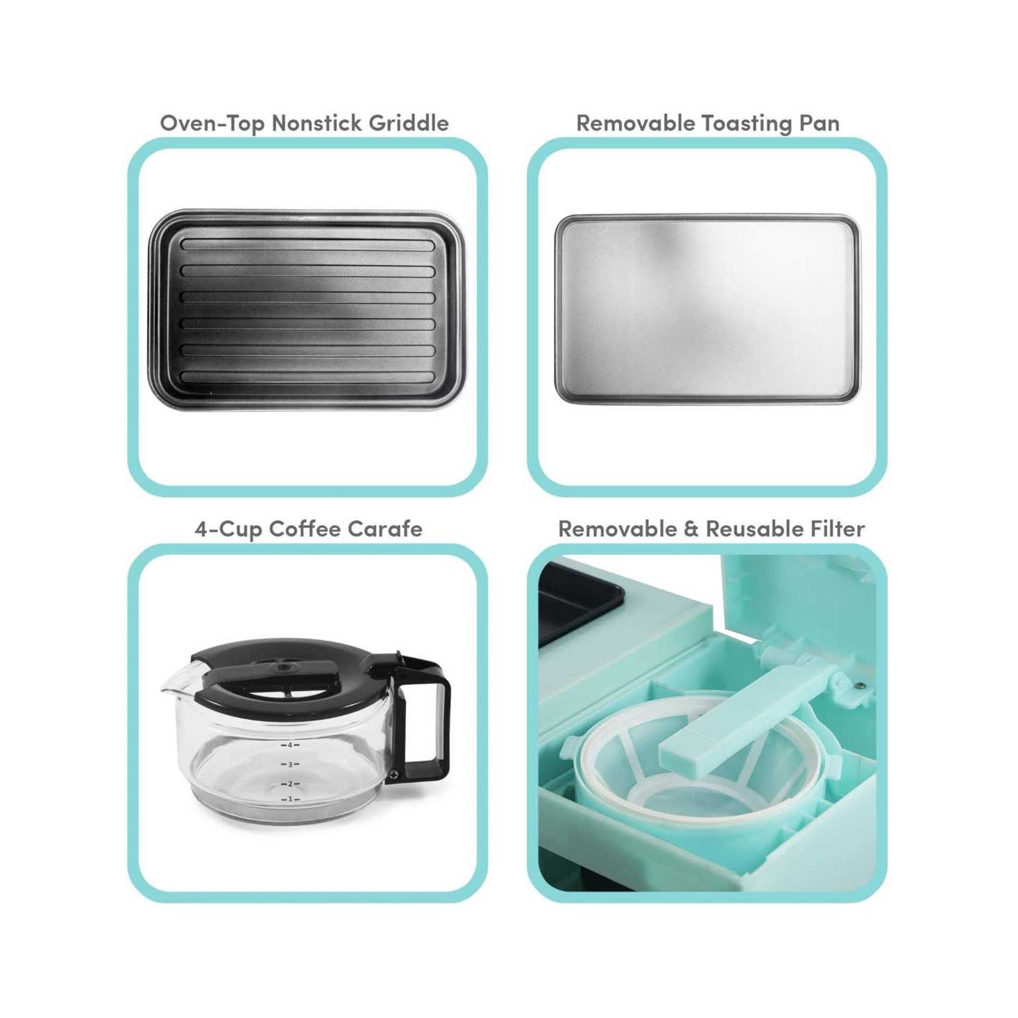 Americana 3-in-1 Multifunctional XL Breakfast Center