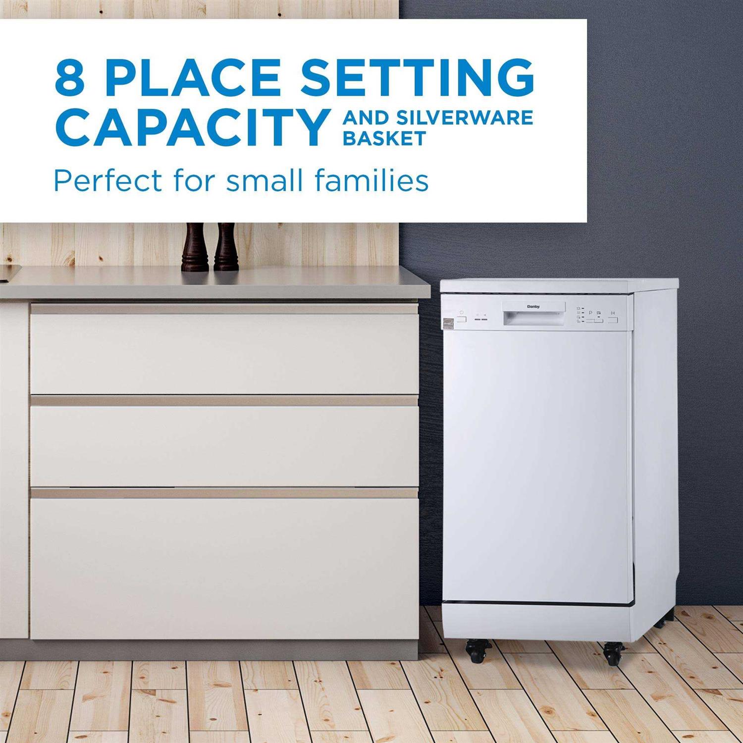 Danby 18 Portable Dishwasher DDW1805EWP