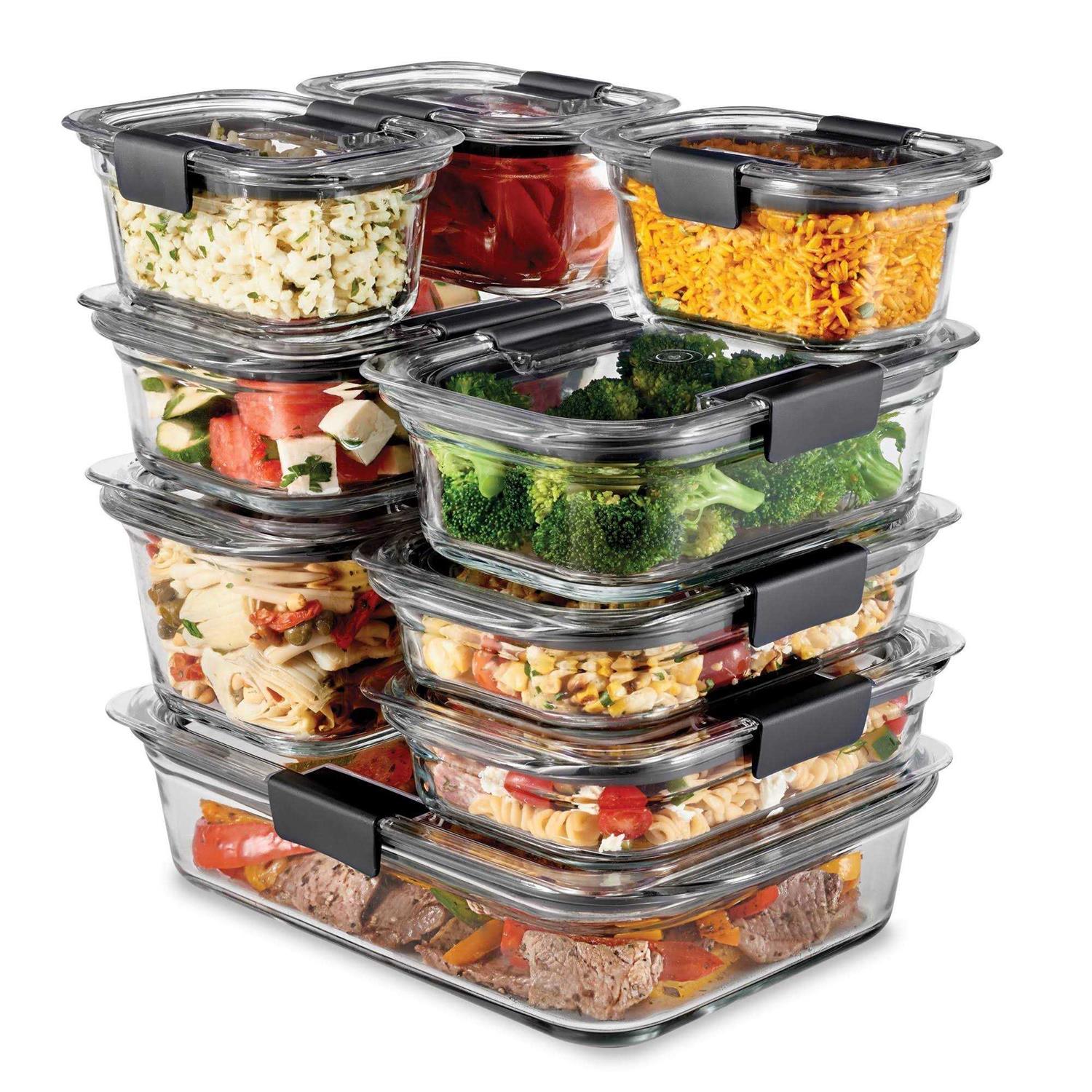 Rubbermaid Brilliance Containers & Lids