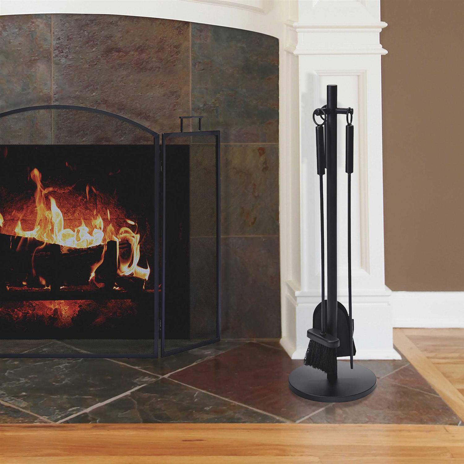Pleasant Hearth 4-Piece Fireplace Tool Set FA999TA