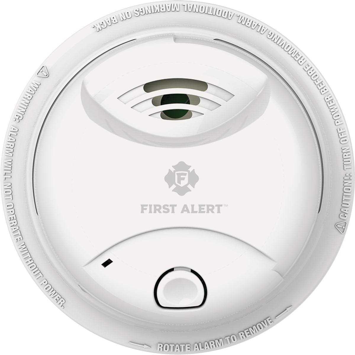 First Alert Battery Photoelectric Smoke Alarm with Escape Light