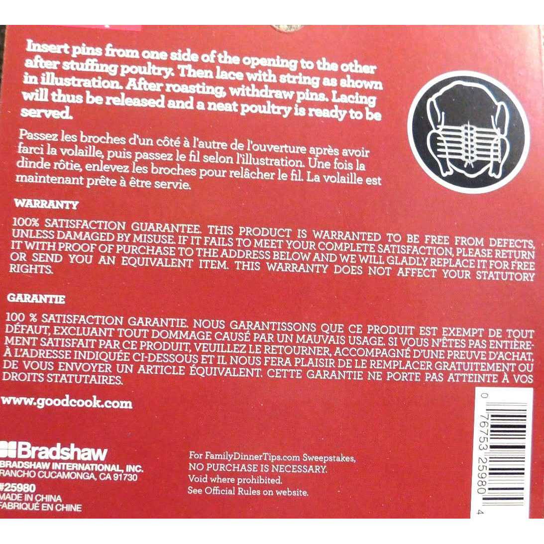 GoodCook Turkey Lacers