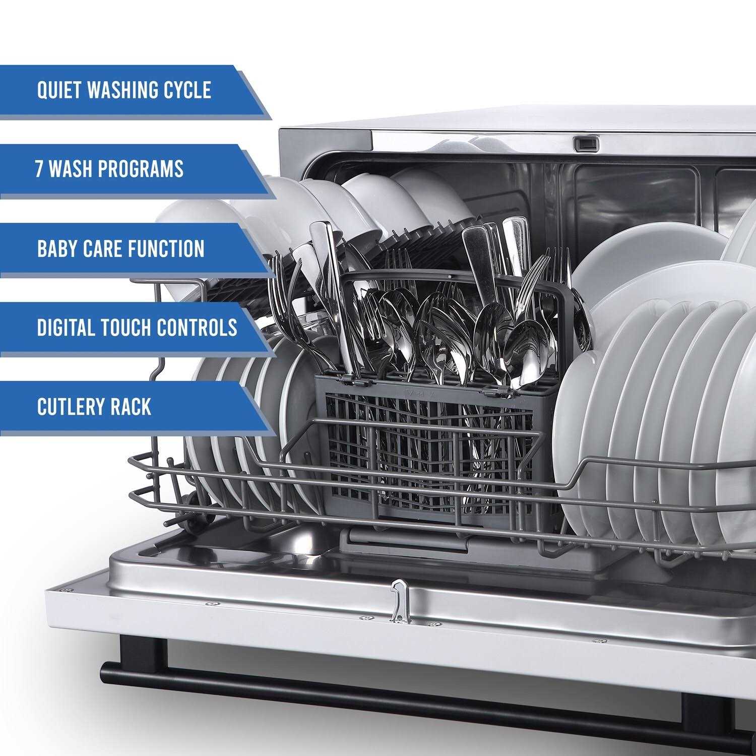 Farberware Professional FCD06ASWWHC Countertop Dishwasher