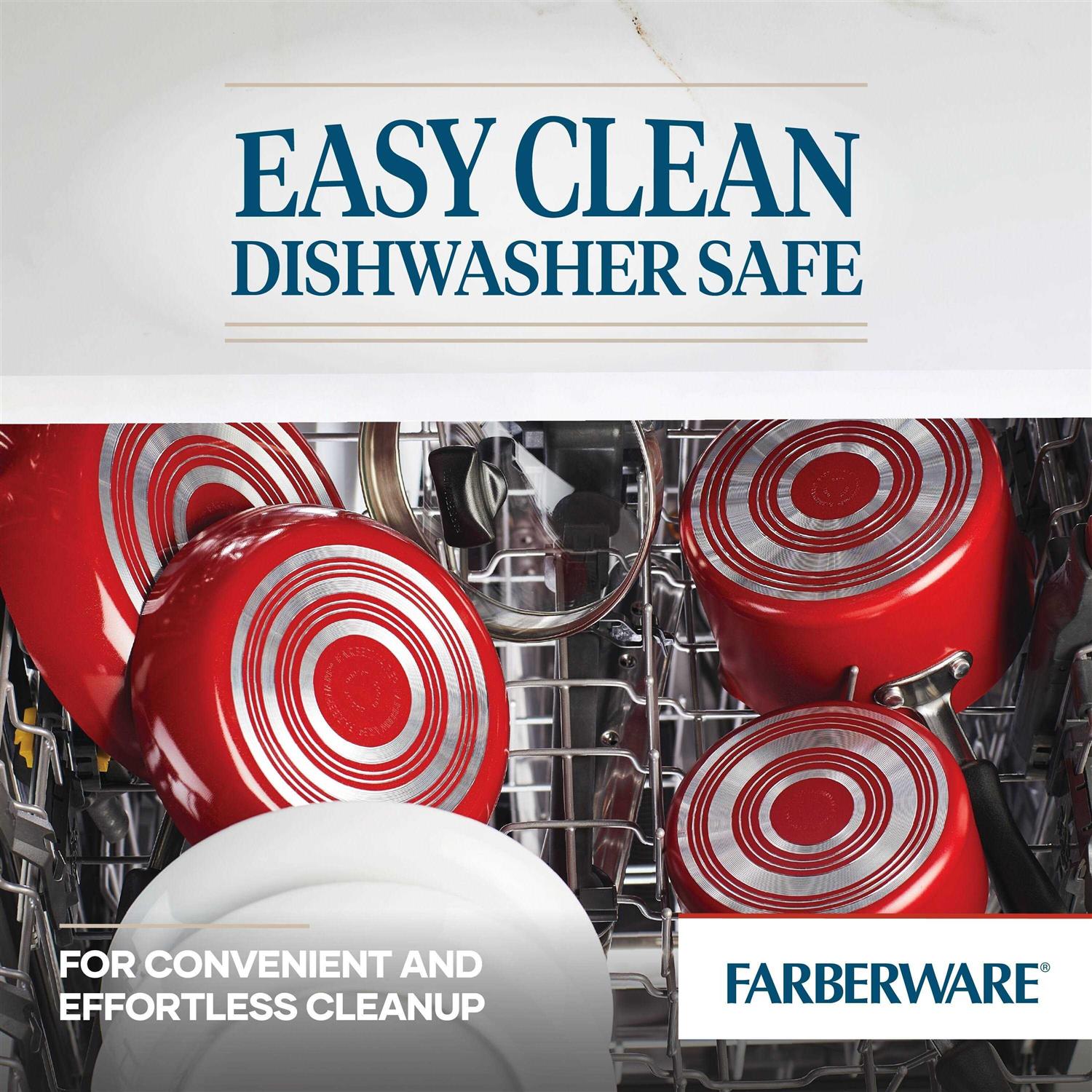 Farberware 15-Piece Cookstart Aluminum Nonstick Cookware Set