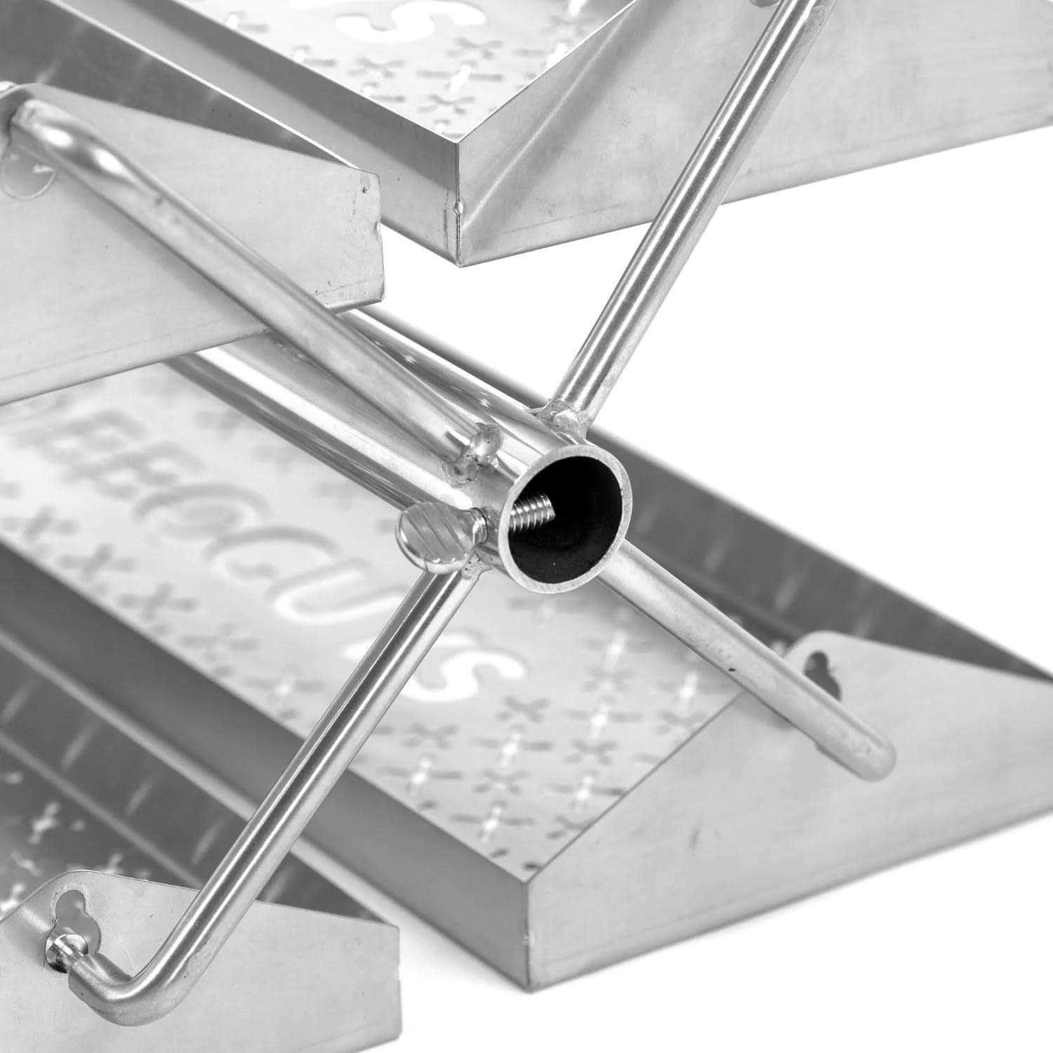 BBQGuys Signature Rib Rotisserie Rotating BBQ Grill Trays