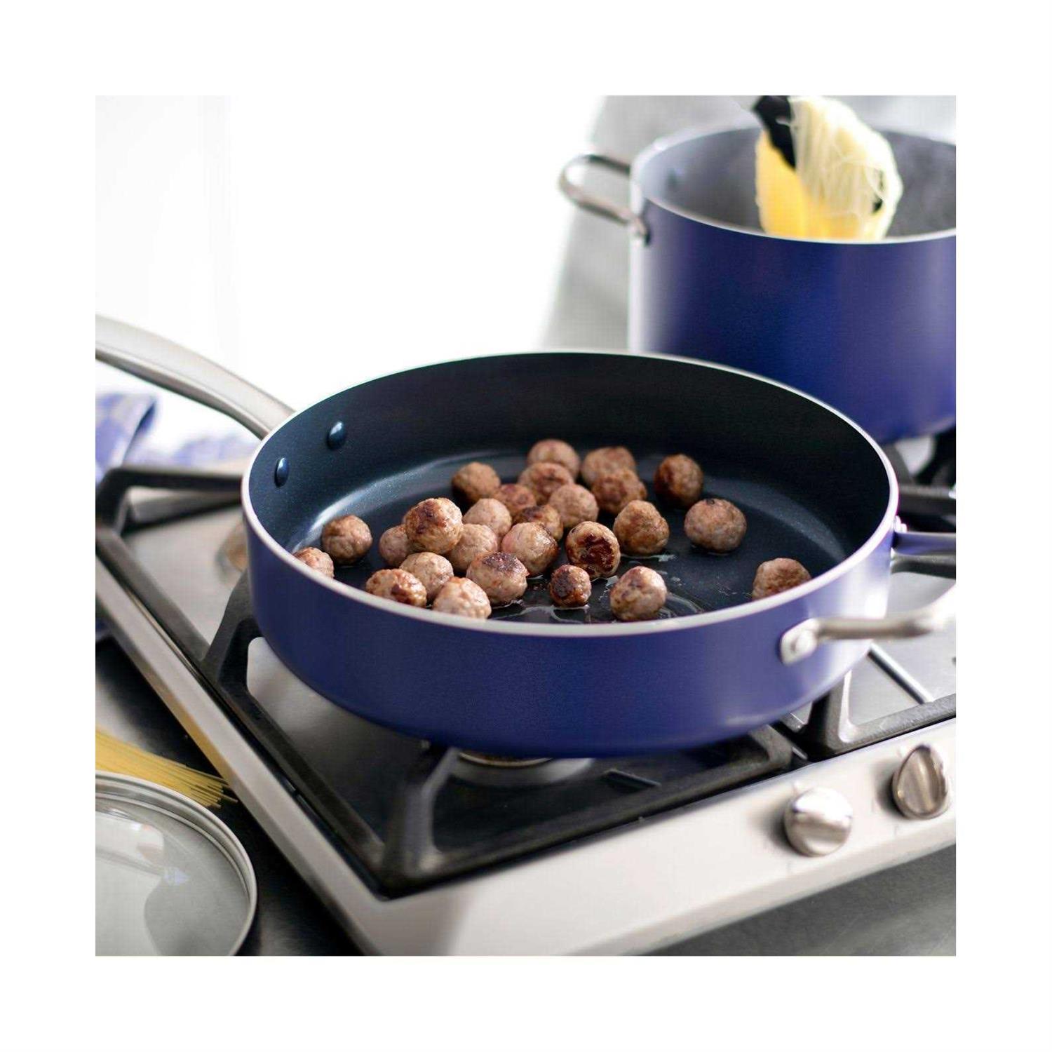 Blue Diamond 5 Quart Ceramic Saute Pan