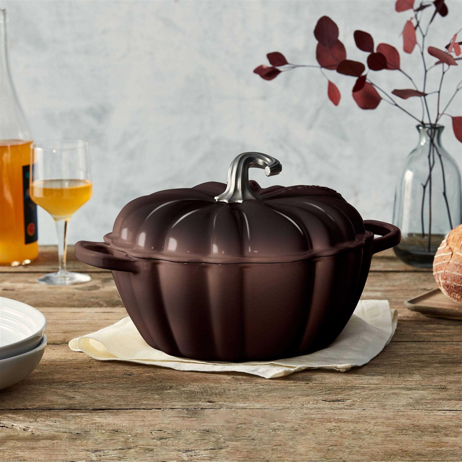 Le Creuset 4 Qt. Cast Iron Pumpkin Cocotte