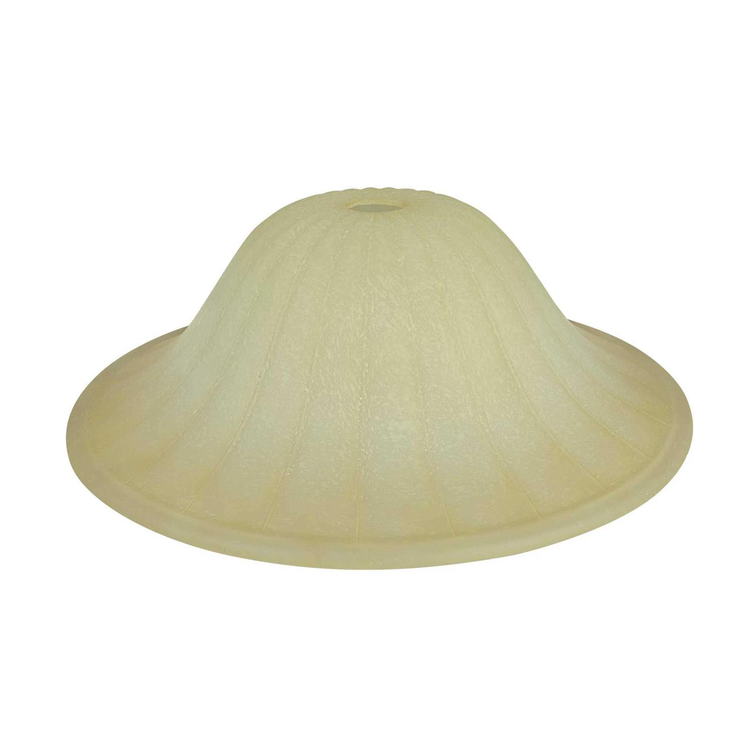 Aspen Creative 23092-01 Amber Transitional Style Replacement Torchiere Glass Shade