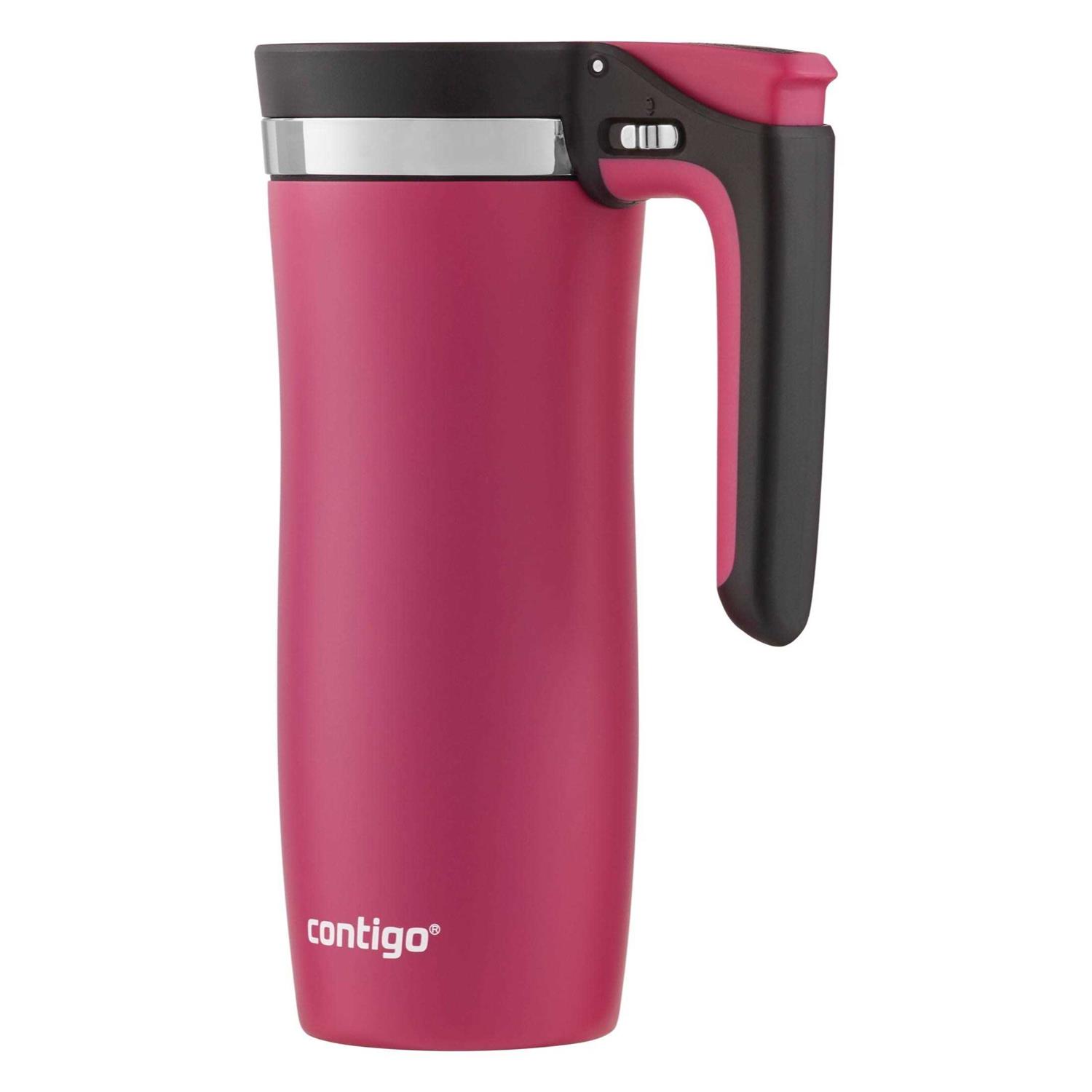 Contigo Autoseal Handled Vacuum-Insulated Stainless Steel Travel Mug with Easy-Clean Lid