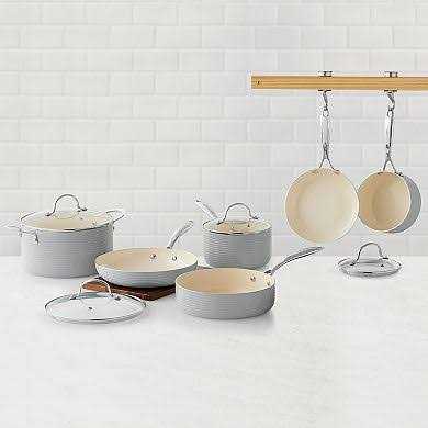 Food Network Farmstead 10-pc. Nonstick Ceramic Cookware Set