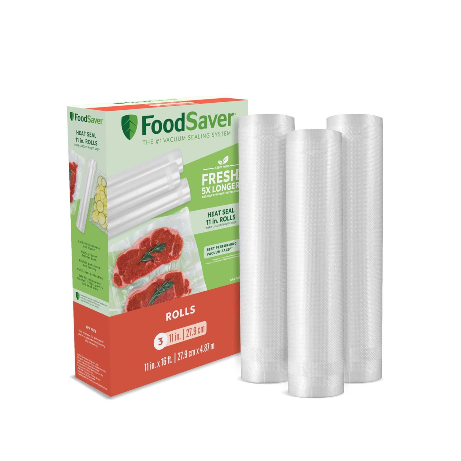 Foodsaver 11 inch x 16′ Vacuum Seal Roll
