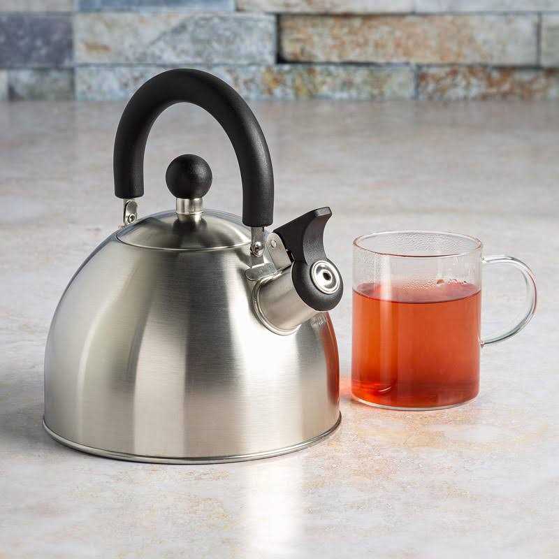 Primula Stewart 1.5qt Whistling Tea Kettle Stainless Steel