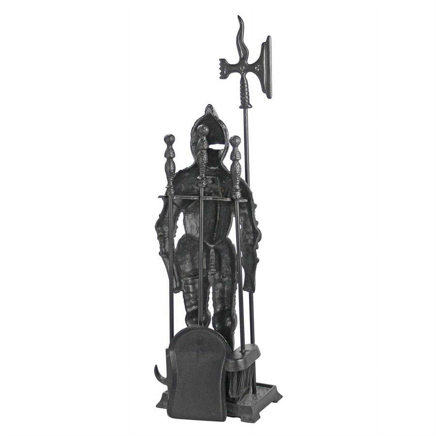 Design Toscano The Black Knight Fireplace Tool Ensemble SP1035