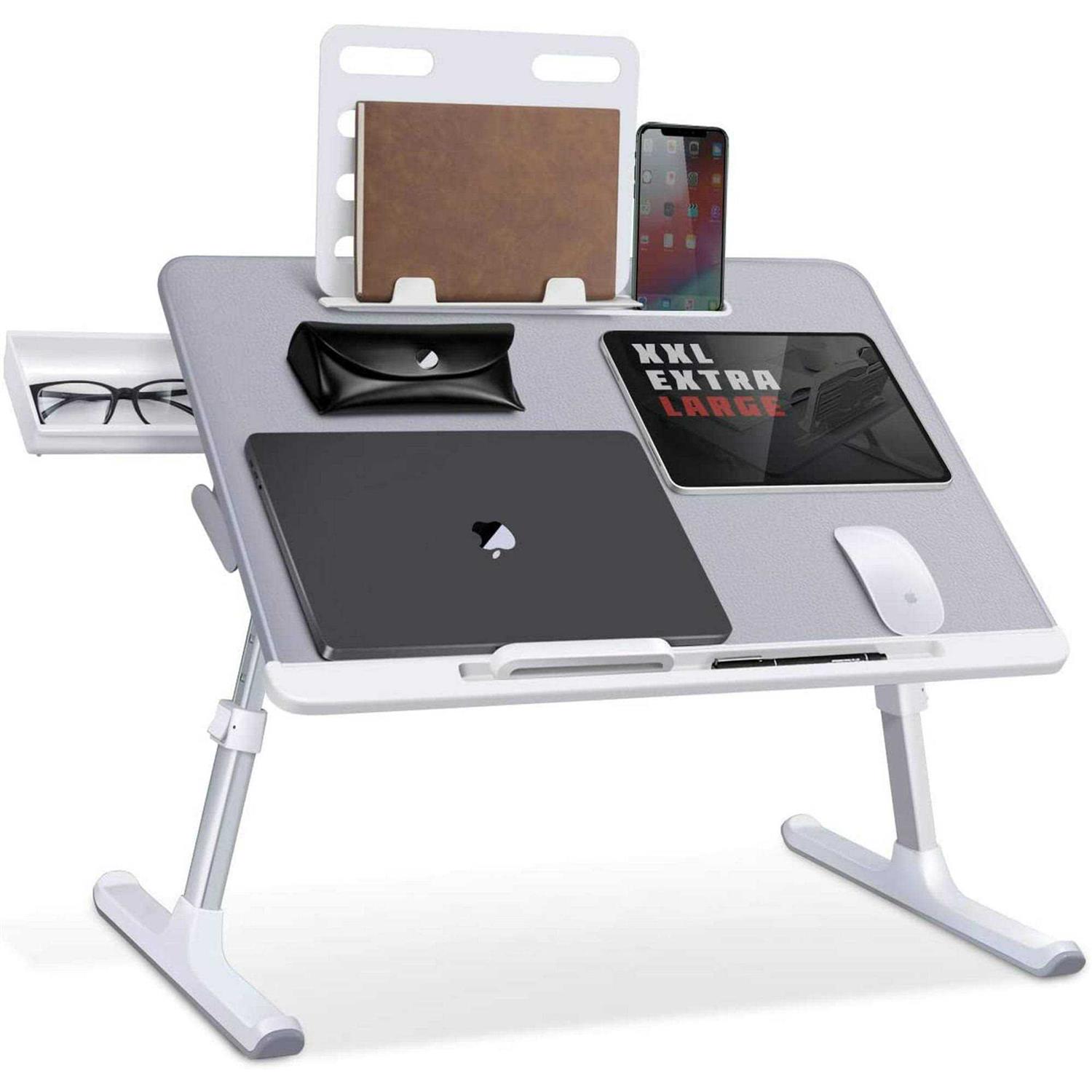 Saiji Laptop Bed Tray Desk Adjustable Laptop Stand for Bed