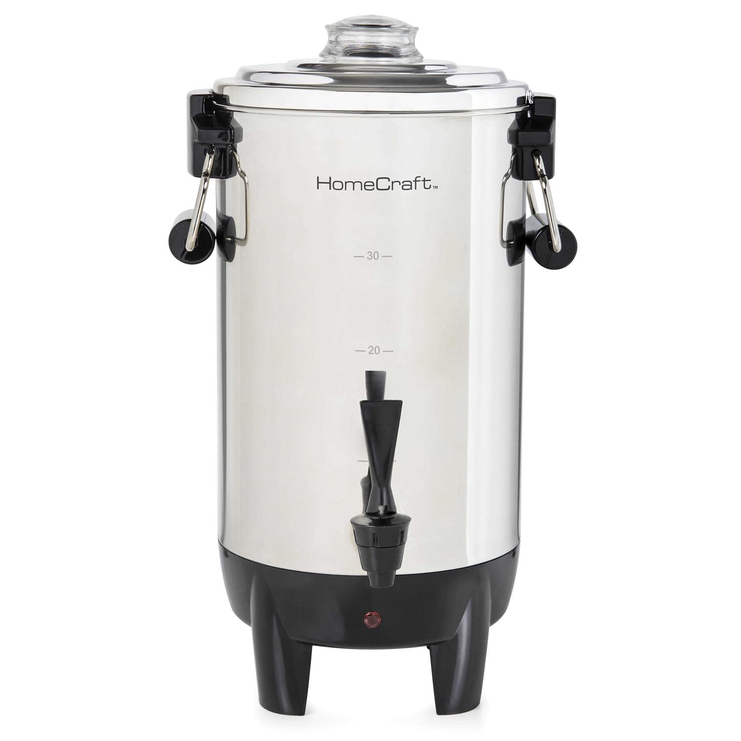 HomeCraft Quick-Brewing Automatic 30-Cup Coffee Urn