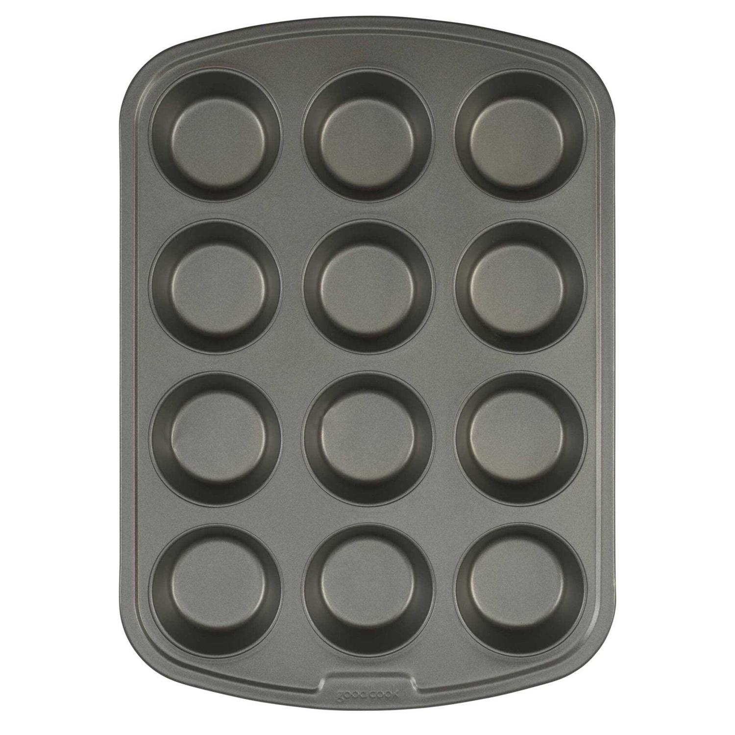 GoodCook Ready Nonstick Steel Muffin Pan