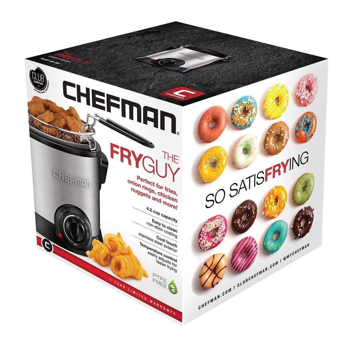 Chefman Fry Guy Deep Fryer with Removable Basket