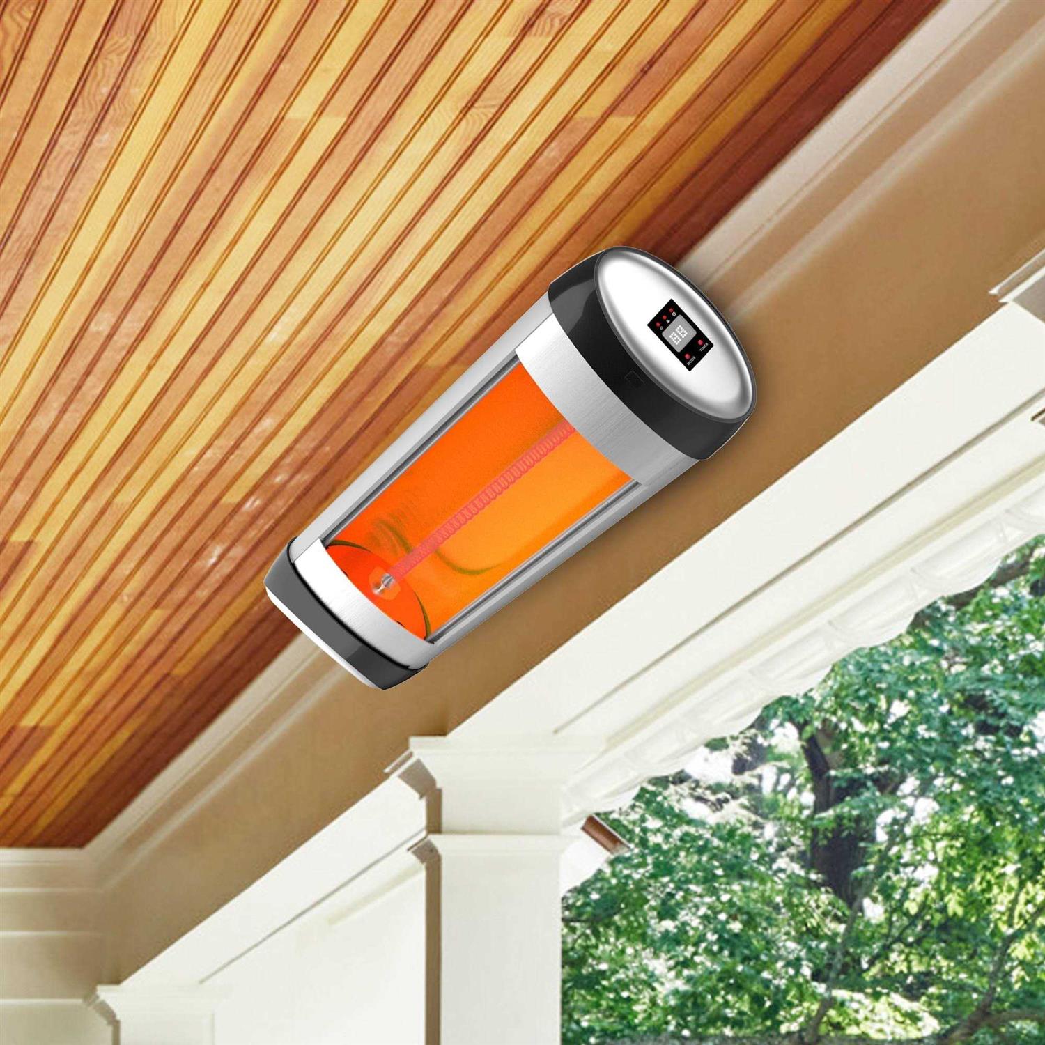 1500w Wall Mounted Infrared Electric Heater with Remote Control