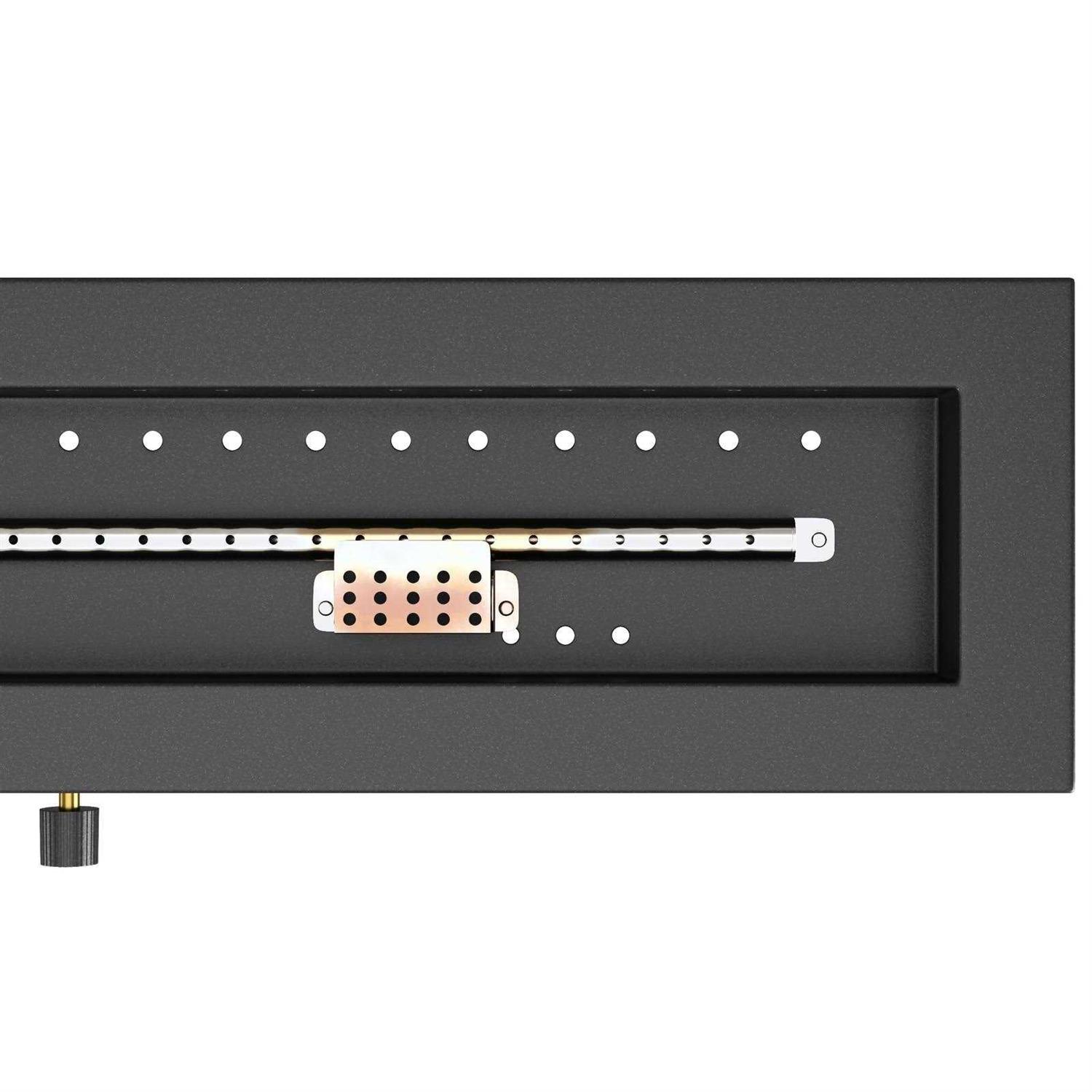 allen + roth Rectangular Tabletop Gas Fire Pit 52297