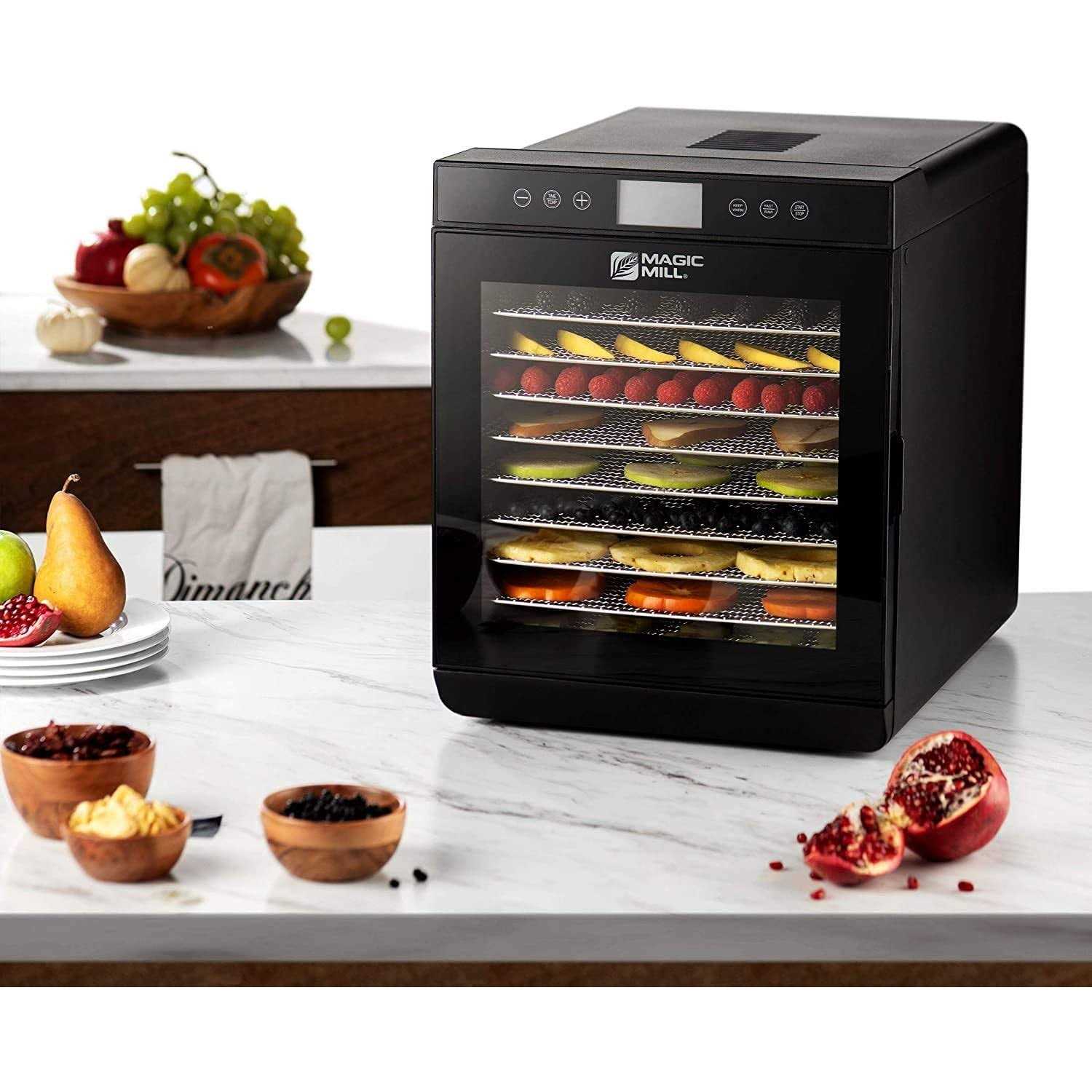 Magic Mill Food Dehydrator Machine Digital Adjustable Timer