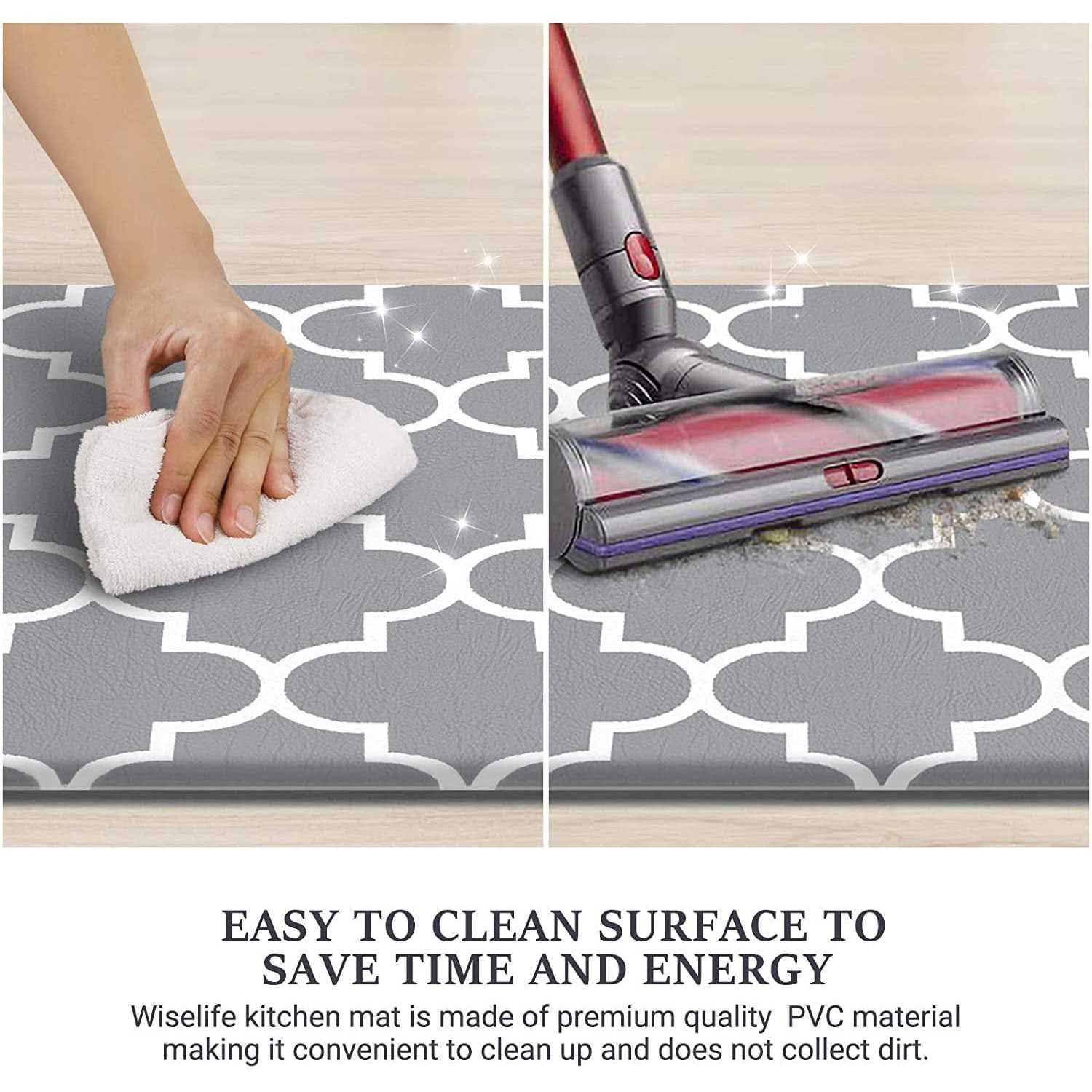 Wiselife Comfort Non-Slip Kitchen Mat Cushioned Anti-Fatigue