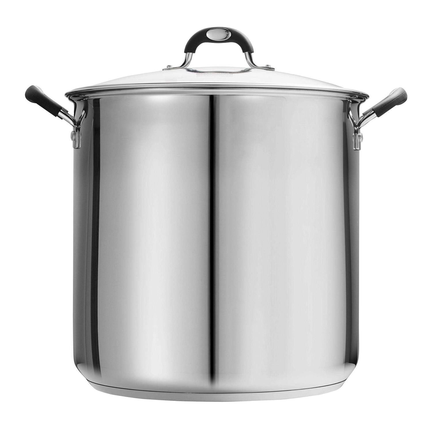 Tramontina 22 Quart Stainless Steel Covered Stock Pot