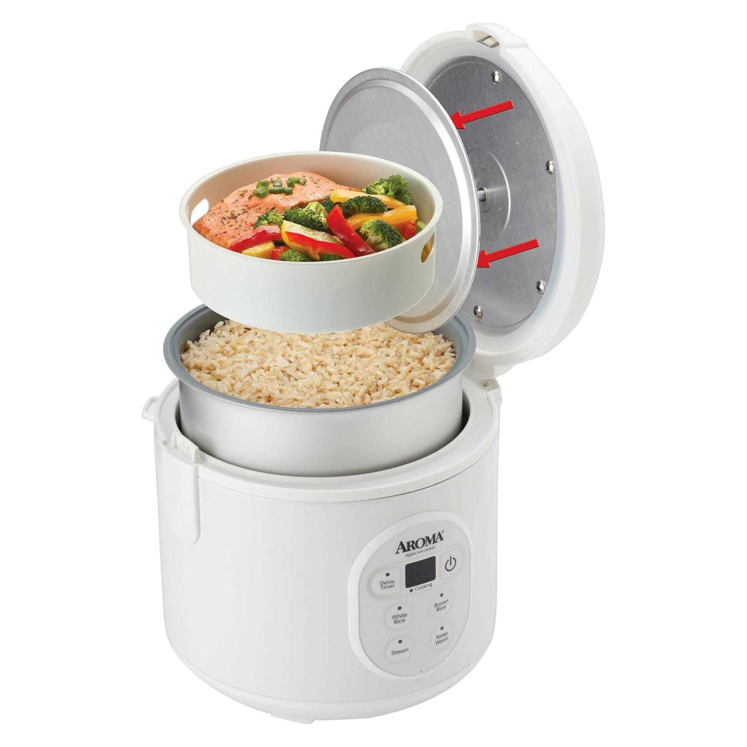 Aroma 8-Cup Cool-Touch Rice Cooker