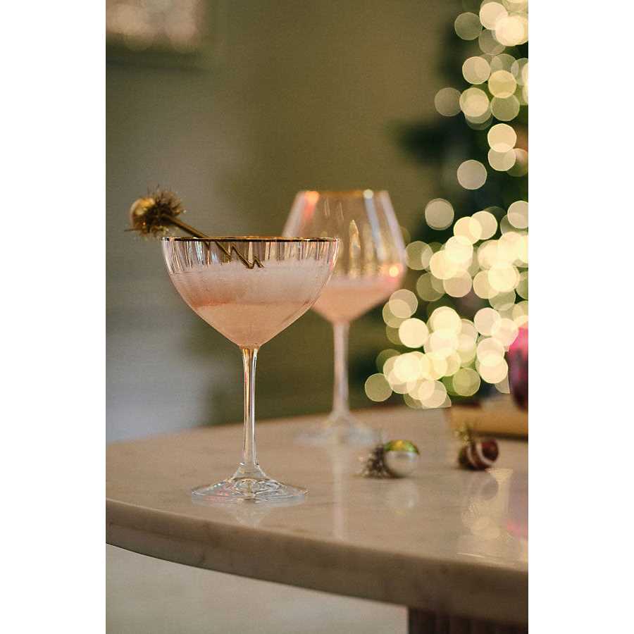 Waterfall Wine Glasses Set of 4 by Anthropologie